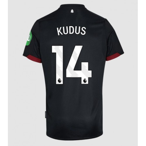 Fotbalové Dres West Ham United Mohammed Kudus #14 Venkovní 2024-25 Krátký Rukáv